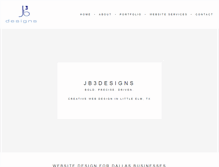 Tablet Screenshot of jb3designs.com